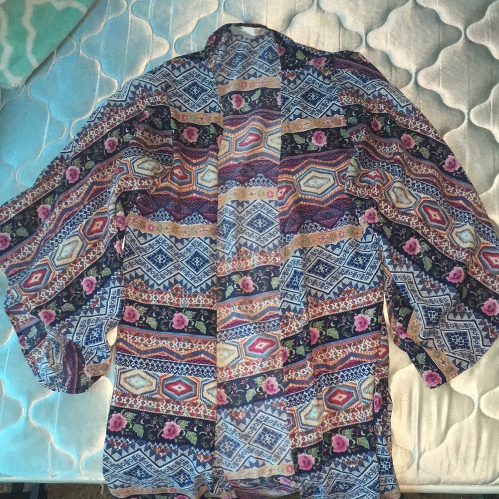 Multi-colored cardigan